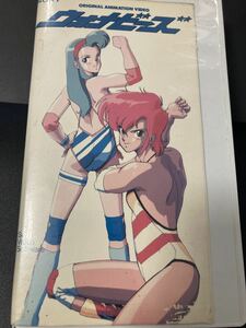 『ウォナビーズ』女子プロレスアニメ VHSビデオテープ ▼ 園田健一 WANNA BE’S OVA キャットファイト(パッケージ難あり)