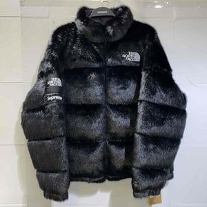 Supreme 20aw The North Face Fur Nuptse Jacket "Black" Lサイズ シュプリーム ザノースフェイス ファーヌプシ ダウンジャケット