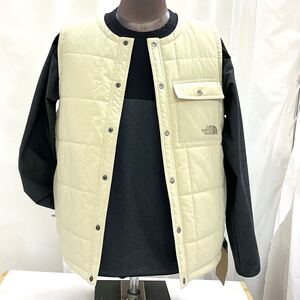 新品未使用 ノースフェイス THE NORTH FACE 中綿ベスト M アウトドア NY82330 メドウ ウォーム ベスト ロゴ入り メンズ レディース 148544