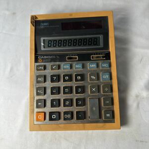 「2FD41_6K」動作品　CASIO DS-1B ソーラー SOLAR 計算機 事務 簿記 10桁 昭和レトロ 現状出品