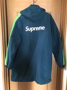 SUPREME BOX ロゴ ベンチコート M パーカー フーディー アウター ジャケット サッカー フットサル PARKA JACKET