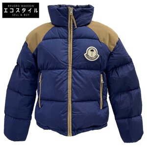 新品同様/国内正規/21年製 MONCLER モンクレール ｘPalm Angelsパームエンジェルス KELSEY ダウン ジャケット 2 ネイビー メンズ