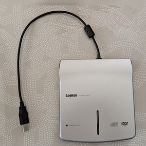 ☆中古品☆Logitec ロジテック　USB DVD -ROM DRIVE LDV-P8U2LSV DVD ドライブ