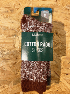 ★L.L.BEAN / COTTON RAGG SOCKS / 2PSET /MADE IN U.S.A.