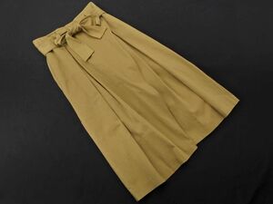 ZARA basic ザラ ベーシック リボンベルト付き ロング スカート sizeS/ベージュ ■■ ☆ ebc3 レディース