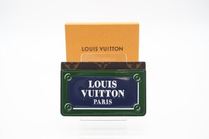 ☆安心の３大保証☆ ABランク ≪LOUIS VUITTON ルイ ヴィトン/カードケース≫ M82693 モノグラム ポルトカルトサーンプル ブルー ヴェール