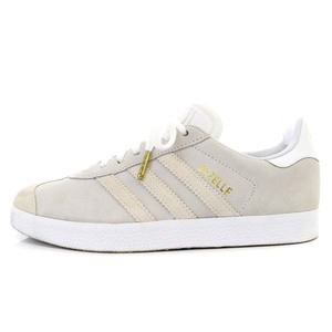 アディダスオリジナルス adidas originals EDIFICE GAZELLE スニーカー ローカット スエード US5 23cm ライトグレー BA7717