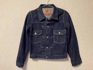 ●TCB JEANS ティーシービージーンズ デニムジャケット （S相当） Gジャン 2ND レディース ボーイズ キッズ