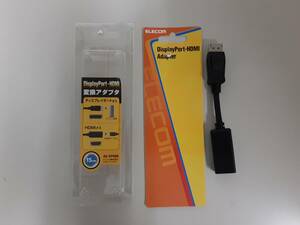 ELECOM エレコム DisplayPort(オス)-HDMI変換(メス)アダプタ