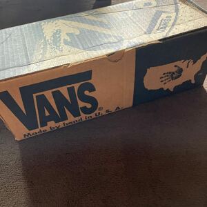 vans USA製　空箱　old school jazz ビンテージ　バンズ空箱　アメリカ製　US製