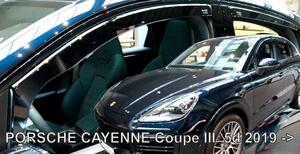 ヘコ（Team HEKO）ポルシェ　カイエン（9Y0）クーペ ドアバイザー　フロント＆リア★新品 送料無料★PORSCHE Cayenne 5629175