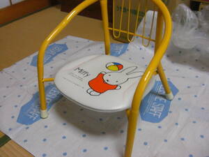 【昭和レトロ】赤ちゃん/子供用ミニ椅子 ミッフィー 男女兼用（W36×D34×H35㎝）*KAZS311