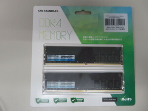 【ほぼ新品】CFD デスクトップPC用DIMMメモリ PC4-25600(DDR4-3200) 8G×2(16G) W4U3200CS-8G