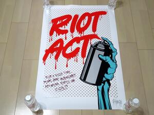 D face ディーフェイス Dface RIOT ACT シルクスクリーン ポスター 版画