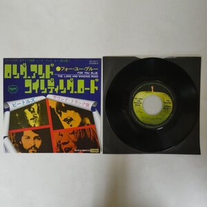 49015625;【国内盤/7inch/Apple】The Beatles ビートルズ / ロング・アンド・ワインディング・ロード