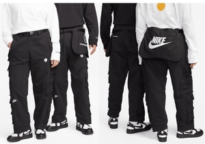 Nike PEACEMINUSONE G-Dragon Wide Pants 付属 Waist Bag BLACK ナイキ ピースマイナスワン ジードラゴン ワイドパンツ ウェストバッグ 黒