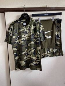 【セットアップ】 FCRB NIKE f.c real bristol エフシーレアルブリストル SOPHNET ソフ セットアップ DRI FIT SS TOP AND SHORTS Tシャツ