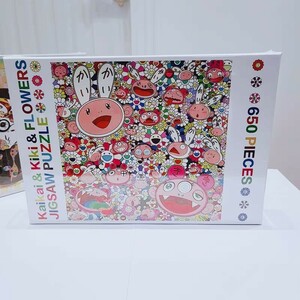 1000円～【新品未開封】Kaikai & Kiki FLOWERS 村上隆 お花 パズル カイカイキキ 650ピース takashi murakami Puzzle フィギュア ジンガロ