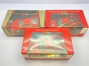 Time Micro/BBURAGO(ブラゴ) 1/18 FERRARI 360 MODENA 1999 レッド 3378 など まとめて [50-1130]