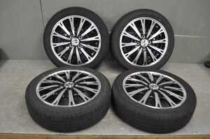 N-BOX カスタム G 前期 (JF2 JF1) アルミ ホイール 15×4.5J (+45) PCD 100 4穴 (15×4/2J) タイヤおまけ 165/55R15 4本set s016687