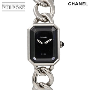 シャネル CHANEL プルミエール Lサイズ H0452 ヴィンテージ レディース 腕時計 ブラック クォーツ ウォッチ Premiere 90253788