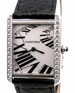 Cartier カルティエ タンクソロ LM ケース アフターダイヤ加工します カスタム アニメーション文字盤 W5200017 サントス タンクアメリカン 