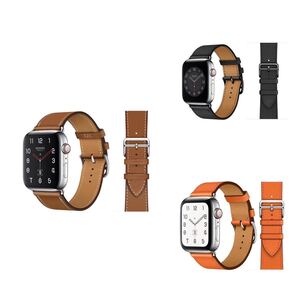 Apple Watch革バンド　 アップルウォッチ バンド 革42/44/45/49mm 高品質　交換ベルト 3本セット　大人気ベルト