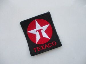 TEXACO テキサコ オイル ガソリン レーシング メーカー ロゴ ワッペン/ 刺繍 自動車 カー用品 整備 作業着 ビンテージ ② 43