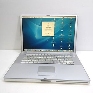 現状品 PowerBook G4 (15-inch 1.50GHz) Mac OS X 10.3.9 [M322]