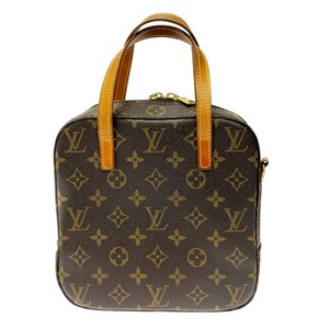 LOUIS VUITTON ルイ・ヴィトン M47500 モノグラム PVC スポンティーニ ハンドバッグ ブラウン 370379 ハンドバッグ