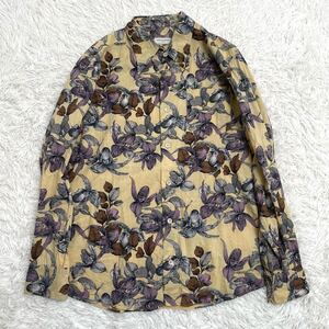 【美品】DRIES VAN NOTEN ドリスヴァンノッテン 花柄 ボタニカル シャツ 48 アーカイブ