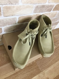 箱アリ CLARKS クラークス Wallabee Boot ワラビー ブーツ メープルスウェード 7.5 33859890■