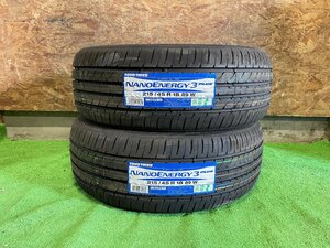 新品 未使用 215/45R18 TOYO NANOENERGY 3 PLUS 2020年製 イボ付き バリ溝 夏タイヤ 2本セット H