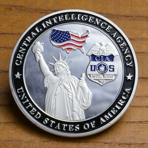 チャレンジコイン 自由の女神 CIA 紋章 白頭鷲 記念メダル Challenge Coin 記念コイン Statue of