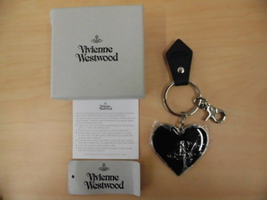 未使用 Vivienne Westwood ウ゛ィウ゛ィアンウエストウッド ハート チャーム キーホルダー キーリング 激安1円スタート