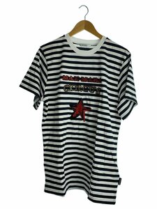 MAX MARA◆Tシャツ/XS/コットン/ブラック/ボーダー/2421946041