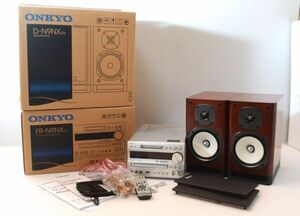 ★F47　ONKYO　CD/MD オーディオミニコンポ　FR-N9NX/D-N9NX　※元箱・リモコン付き