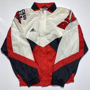 【XL】90s Vintage APEXONE NBA Chicago Bulls Nilon Jacket 90年代 ヴィンテージ シカゴブルズ ナイロン ジャケット フィリピン製 Y887