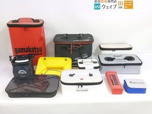 がまかつ ブーツキャリー ・がまかつ 杓立て ・シマノ ネクサス バッカン 約40cm 等 用品 計11点