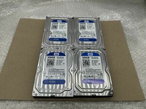 在庫あり WD WD5000AAKX 500GB HDD 4個セット ジャンク扱い