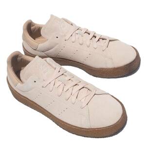 美品!! US 8 / 26cｍ 限定 22年製 adidas Originals STAN SMITH CREPE スタンスミス クレープ ベージュスエード ラバーソール HQ6837