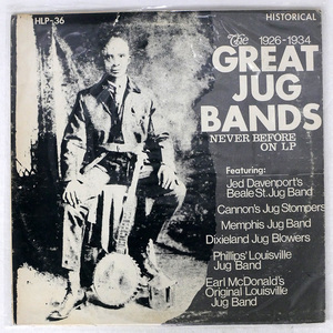 米 VA/GREAT JUG BANDS 1926-1934/HISTORICAL HLP36 LP