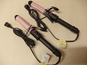 0230250s【VIDAL SASSOON ヘアアイロン ２点】ヴィダルサスーン/カールアイロン/美容器具/小泉成器/33.5～34.5cm程/中古品