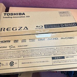 新品未使用品　東芝レグザ D-BZ500　HDD/DVD/ブルーレイ/ レコーダー　２番組同時録画　320GB　新品リモコン