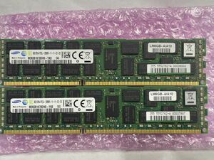 SAMSUNG PC3L-12800R 8GB×2枚 DDR3L ECC サーバー用