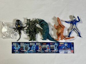 【送料無料】ガシャポン　ウルトラマンコスモス「ウルトラマンコスモス登場編」 中古品　1体不足の5種　HGシリーズ　BANDAI