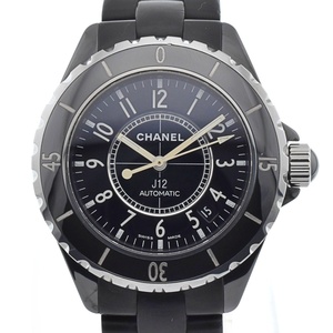 シャネル CHANEL H0684 J12 デイト セラミック/ラバー 自動巻き メンズ N#133483