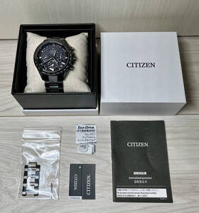 【送料無料】[Citizen] 腕時計 アテッサ ATTESA エコ・ドライブ GPS衛星電波時計 サファイアベゼル 防水 CC4055-65E メンズ ブラック 