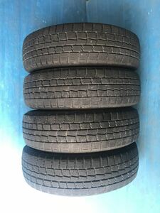 中古タイヤ　　サイズ　165/65/R14 790 PW209GADUNLOP DIGI TYRE STUDLEES バリ山 2017製　M+S 4本セット　画像でご判断！