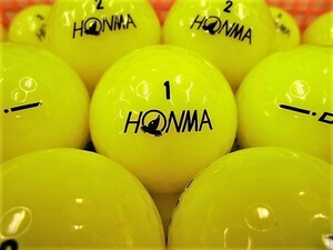 ●厳選美品●ホンマ 本間ゴルフ HONMA【D1】2018年モデル イエロー 50個 ロストボール●